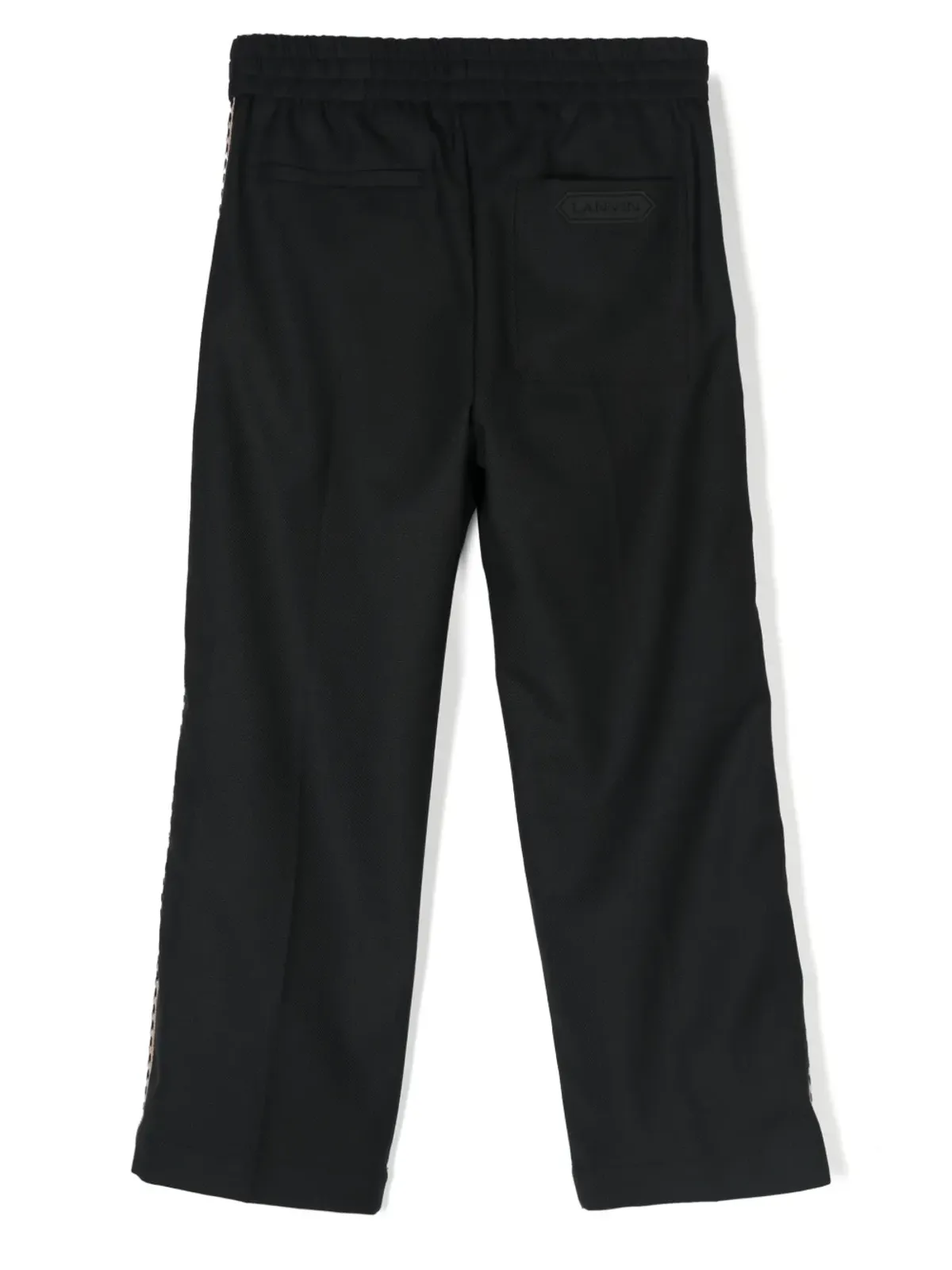 Lanvin Enfant ロゴパッチパンツ - 画像2