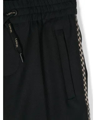 Lanvin Enfant ロゴパッチパンツ - サムネイル3