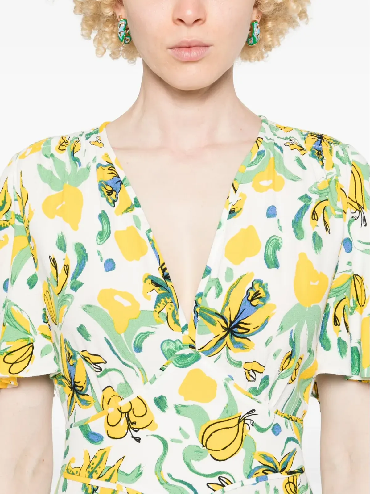 DVF Diane von Furstenberg ヴィベケ ミディドレス - 画像5