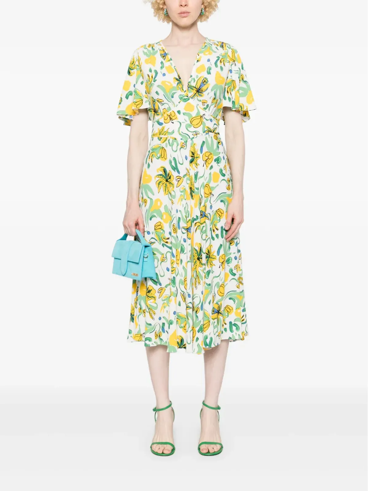 DVF Diane von Furstenberg ヴィベケ ミディドレス - 画像2