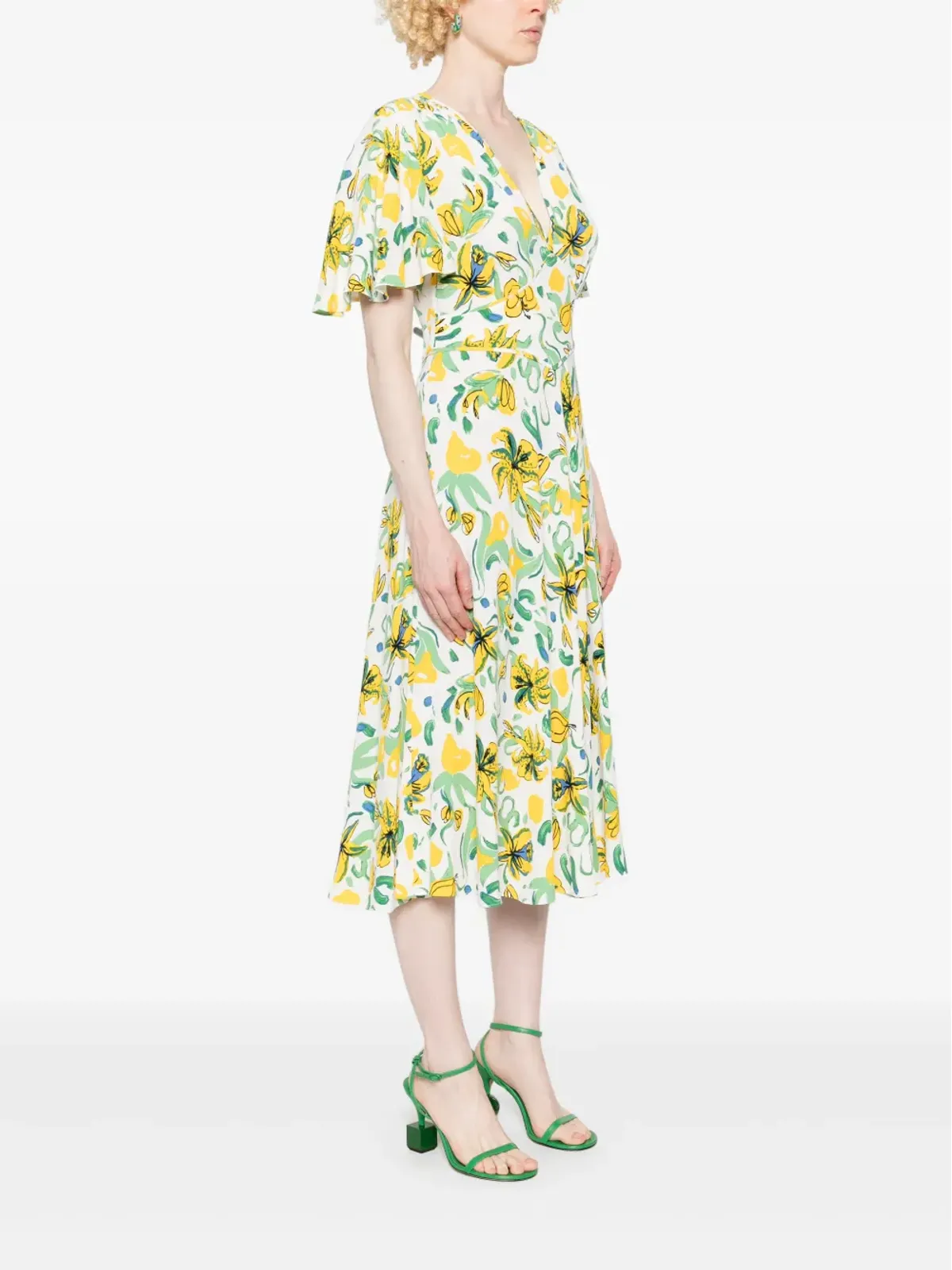DVF Diane von Furstenberg ヴィベケ ミディドレス - 画像3