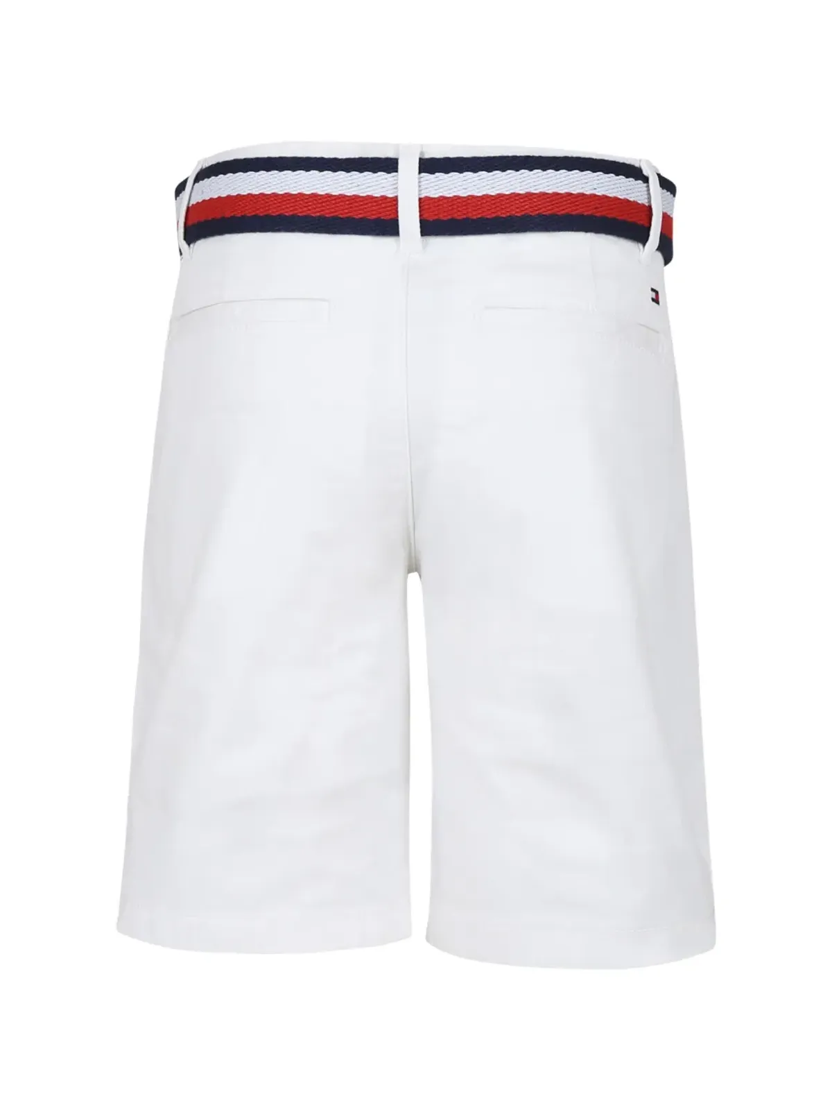 Tommy Hilfiger Junior ベルト付きチノショーツ（ホワイト） - 画像2