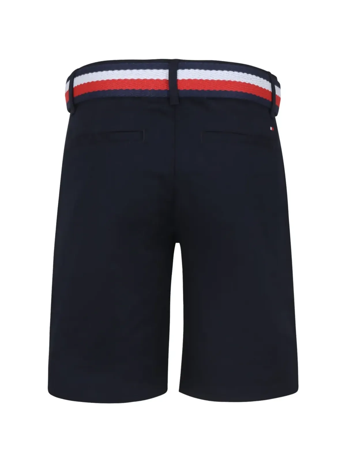 Tommy Hilfiger Junior 織り生地のベルト付き チノショーツ - ブルー - 画像2