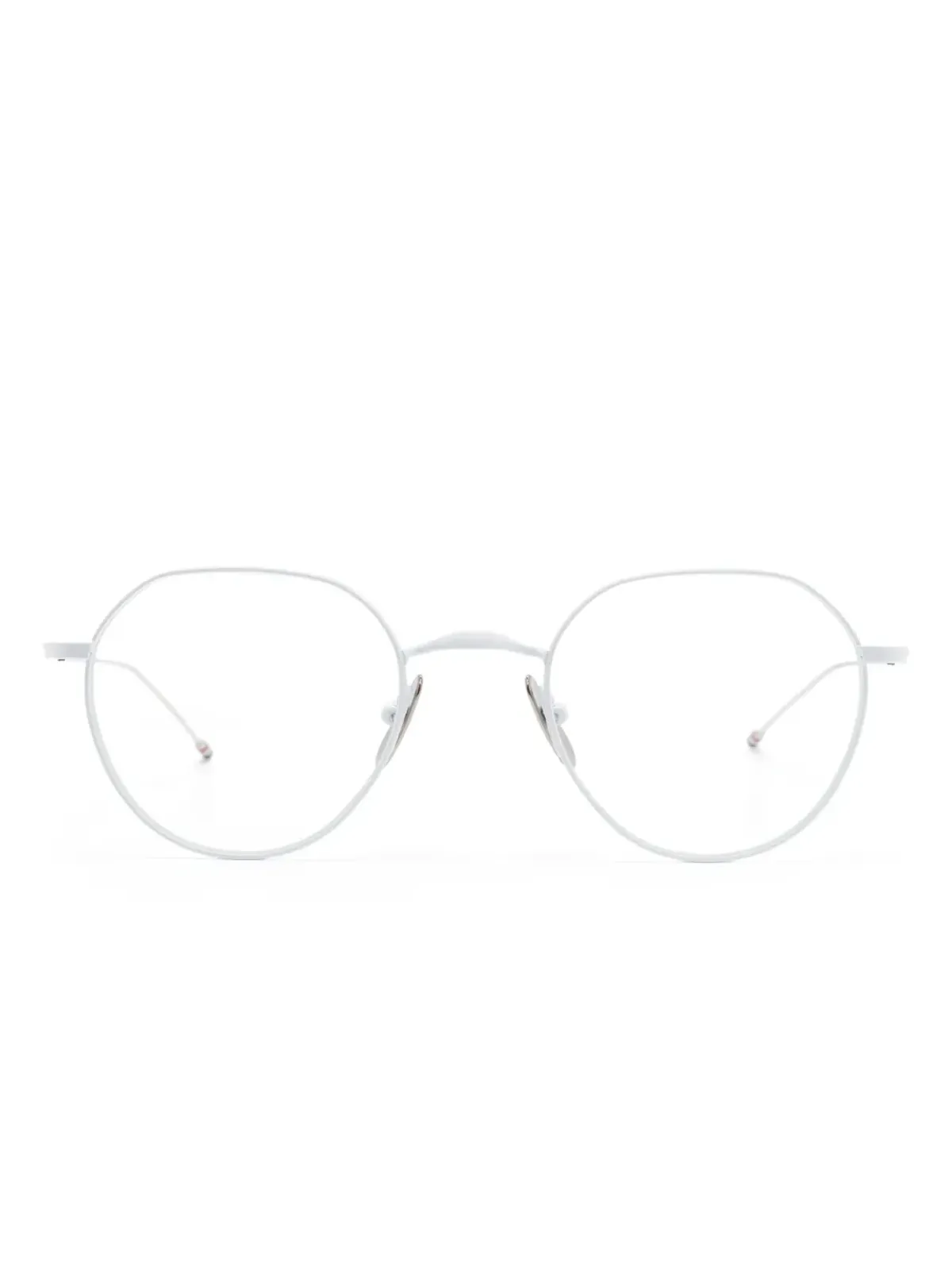 Thom Browne Eyewear チタン製丸型メガネ - 画像1