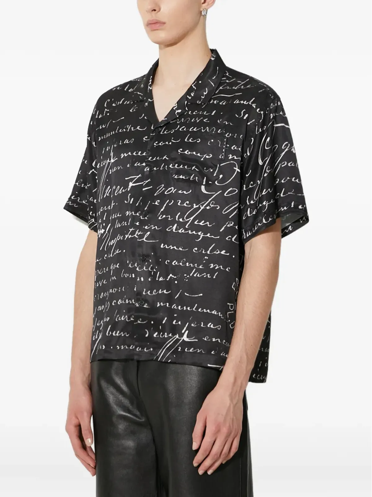 Stampd スクリプトプリント半袖シャツ - 画像2