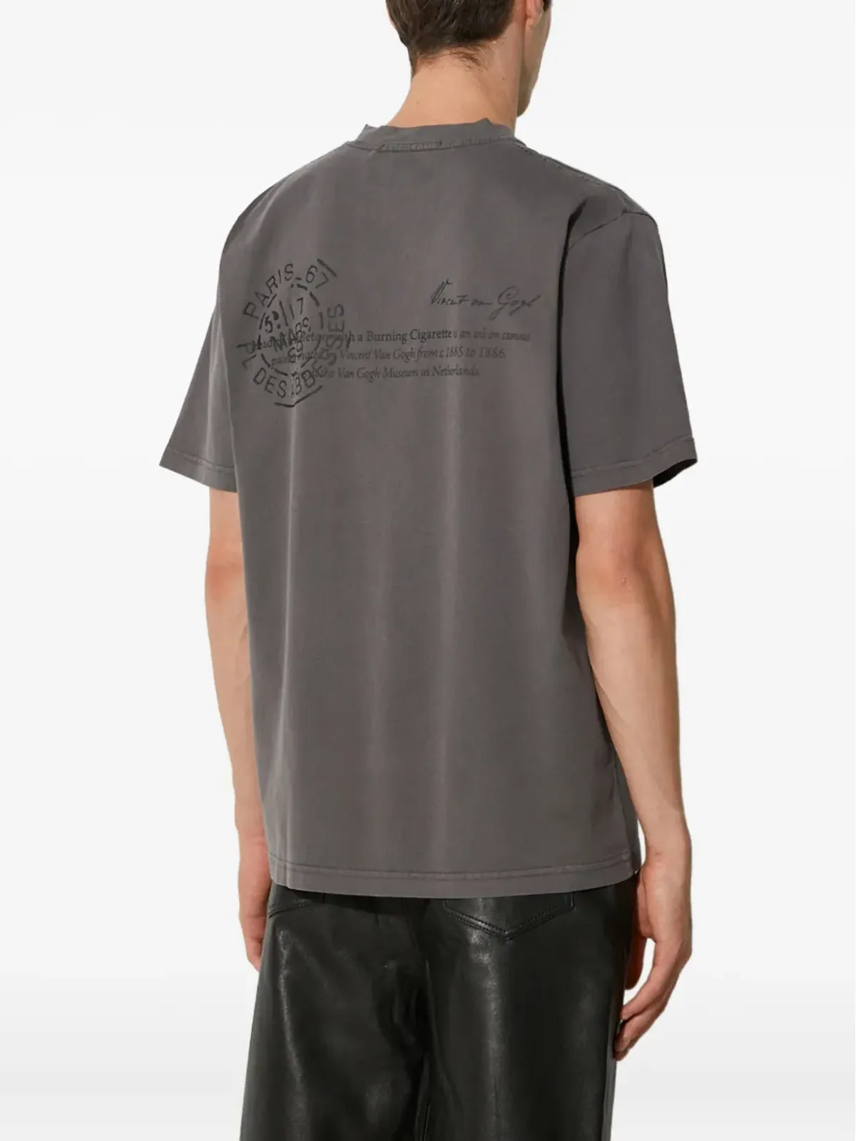 Stampd スカルプリントコットンTシャツ - グレー - 画像3