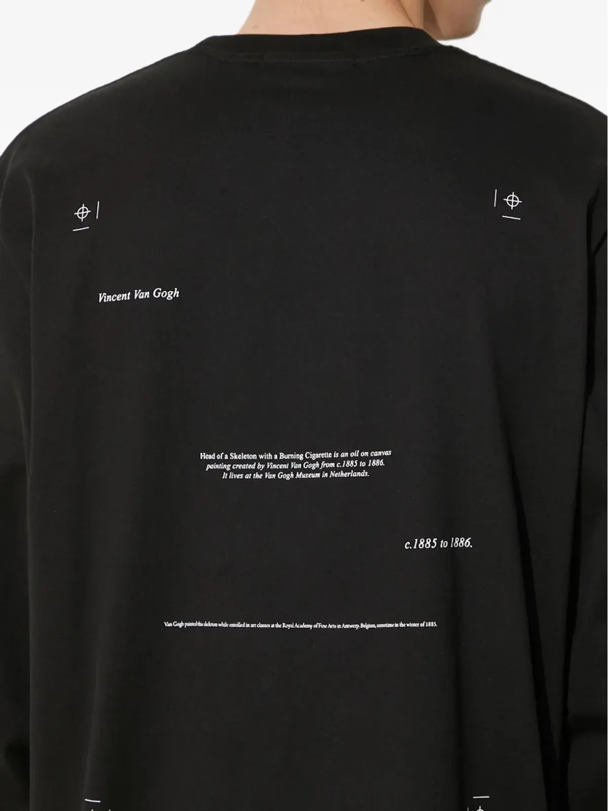 Stampd 骸骨プリント長袖Tシャツ - 画像4