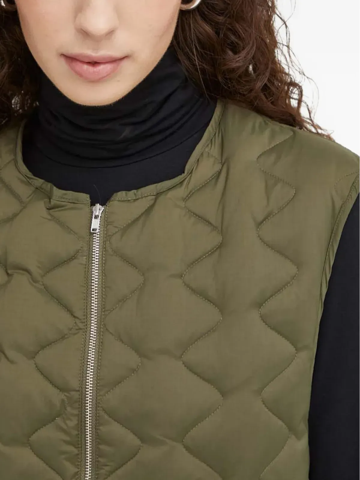 HERSKIND キルテッド ジップファスナー付きジレ - 画像5