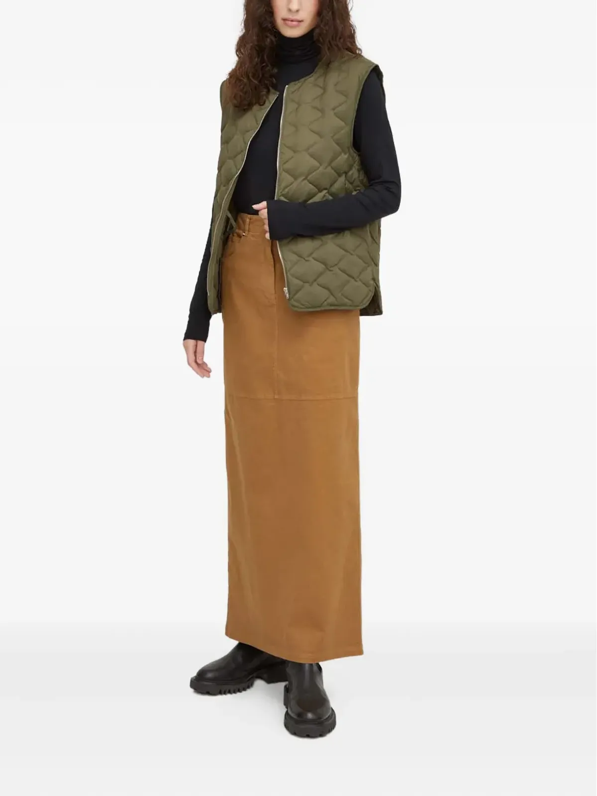 HERSKIND キルテッド ジップファスナー付きジレ - 画像2