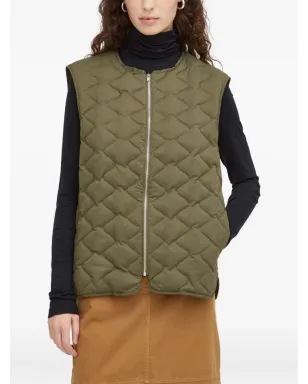 HERSKIND キルテッド ジップファスナー付きジレ - サムネイル3
