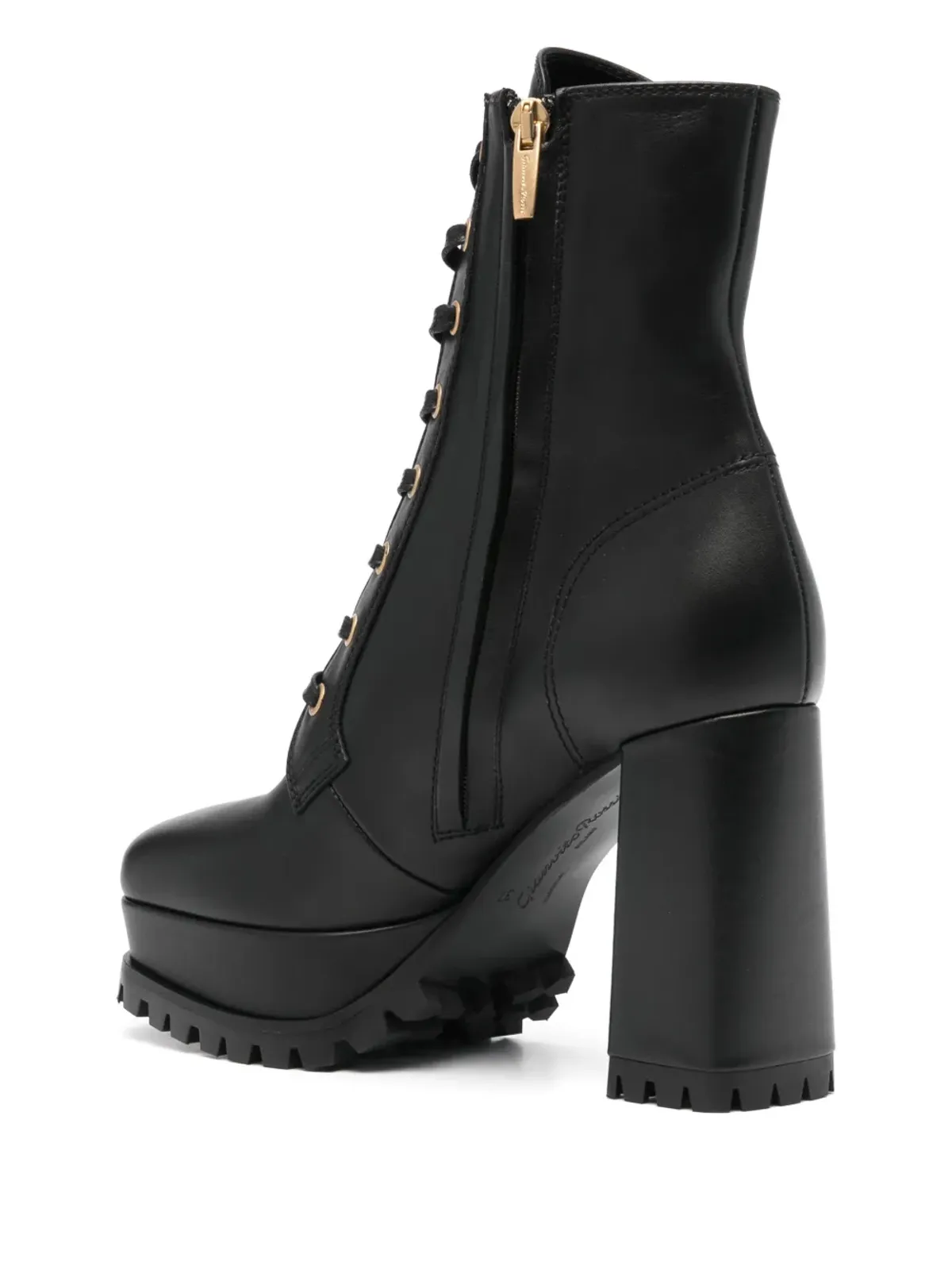 Gianvito Rossi 110mm レザー ブーツ - ブラック - 画像3