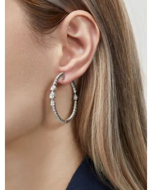 Jewels Aficionado 18ktホワイトゴールド ダイヤモンド イヤリング - サムネイル3