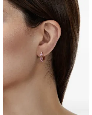 Jewels Aficionado 18Kローズゴールド ピンクサファイア ピアス - サムネイル3