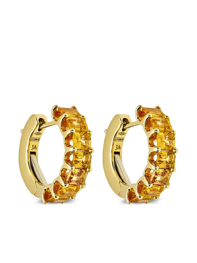 Jewels Aficionado Jewels Aficionado サファイア付き18K イエローゴールド イヤリングの商品画像