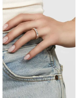 Jewels Aficionado 18kt ローズゴールド ダイヤモンド エタニティリング - サムネイル3