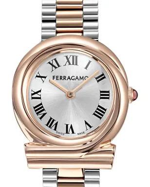 Ferragamo ガンチーニ ツイステッド 28mm シルバー - サムネイル2