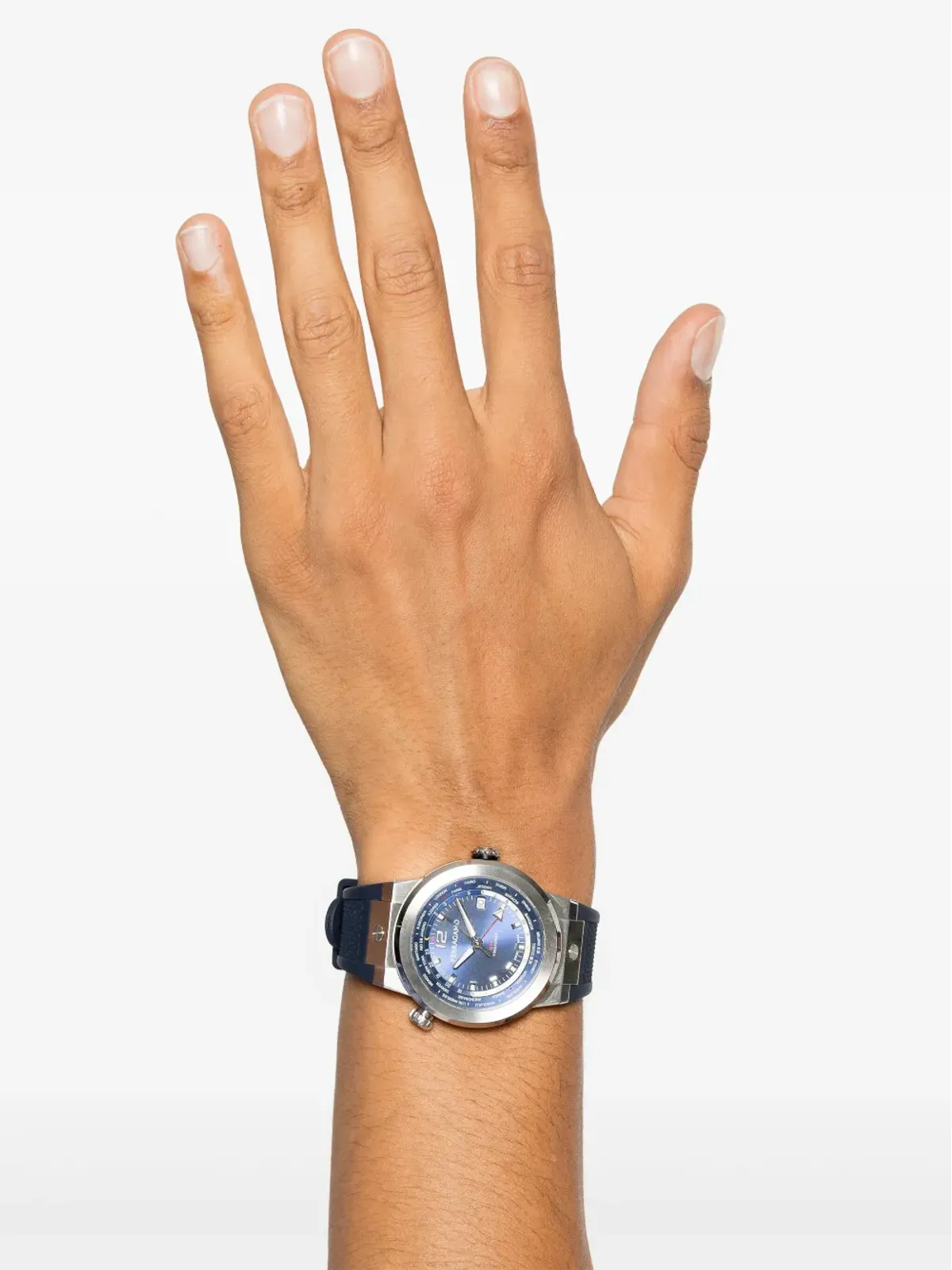 Ferragamo F-80 ワールドタイム 43mm ブルー - 画像2