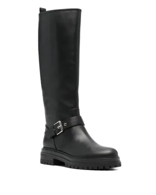 Gianvito Rossi バックル付きレザーブーツ ブラック - サムネイル2