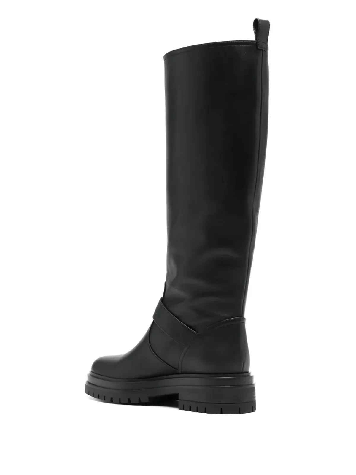 Gianvito Rossi バックル付きレザーブーツ ブラック - 画像3