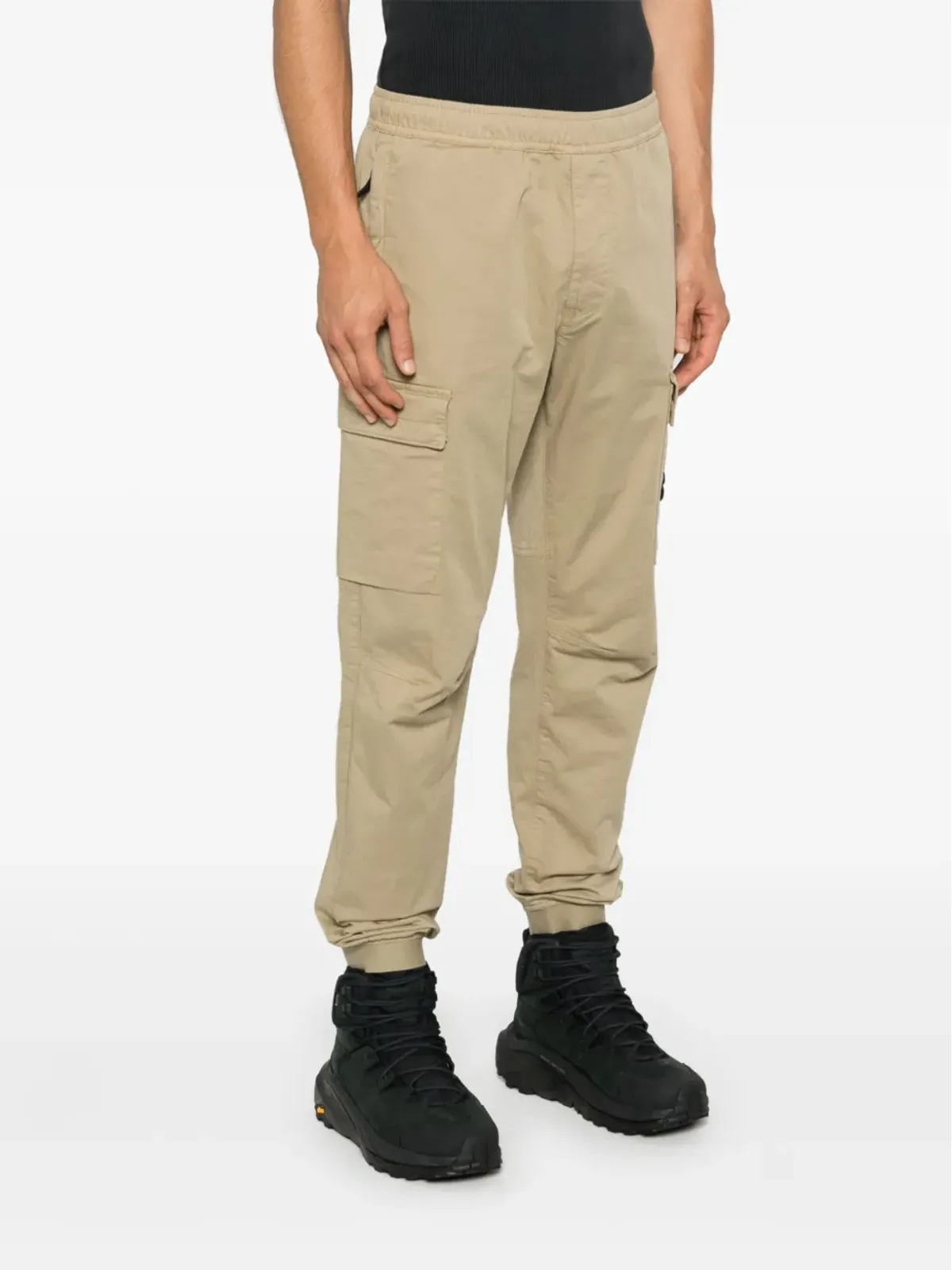 Stone Island コンパスバッジ トラウザーズ - 画像3
