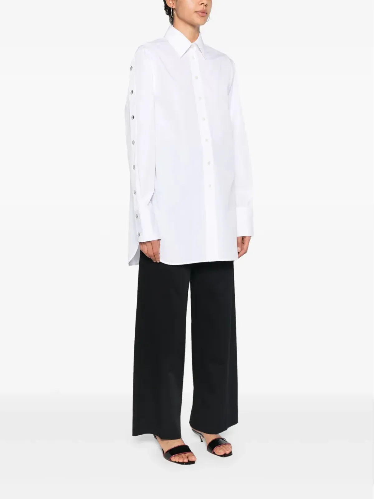 Stella McCartney スナップボタン付きシャツ - 画像3