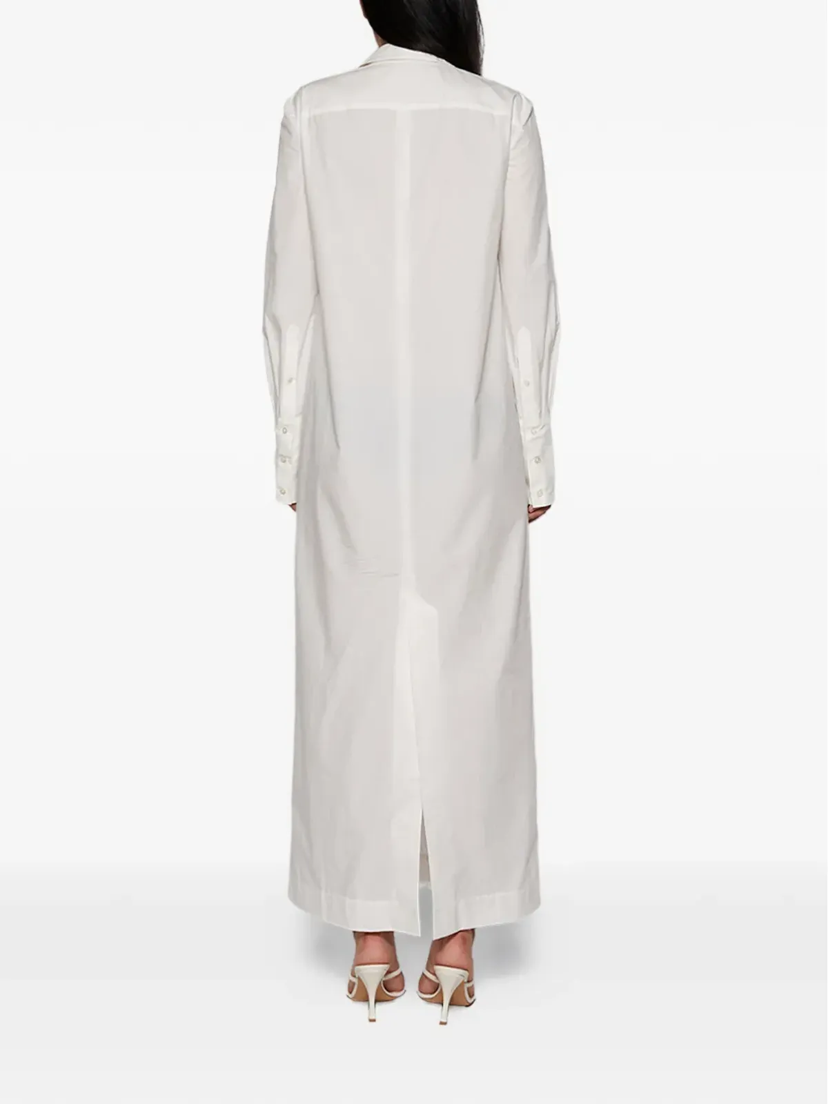 Interior Fletcher collared dress - White - 画像5