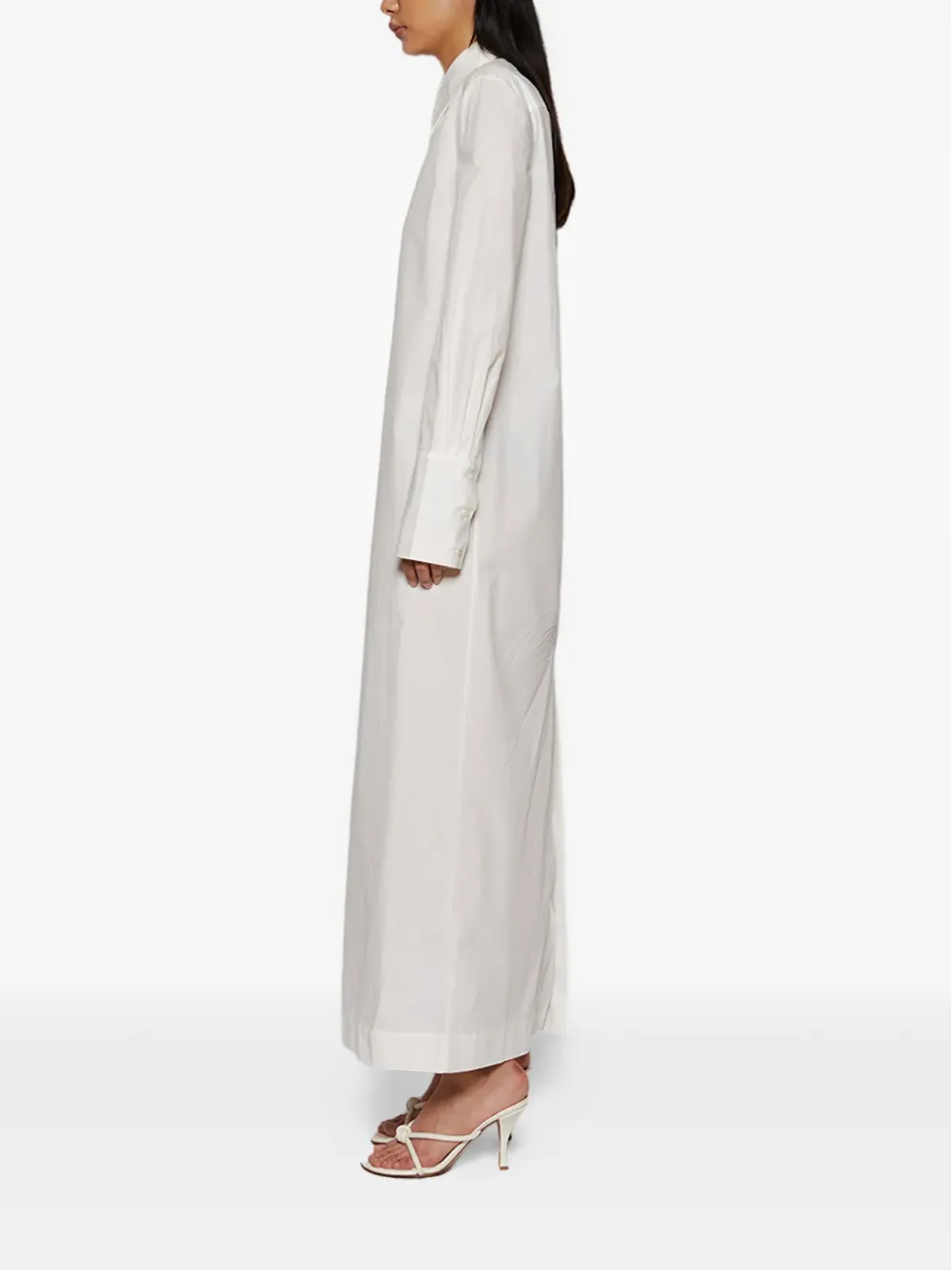 Interior Fletcher collared dress - White - 画像4