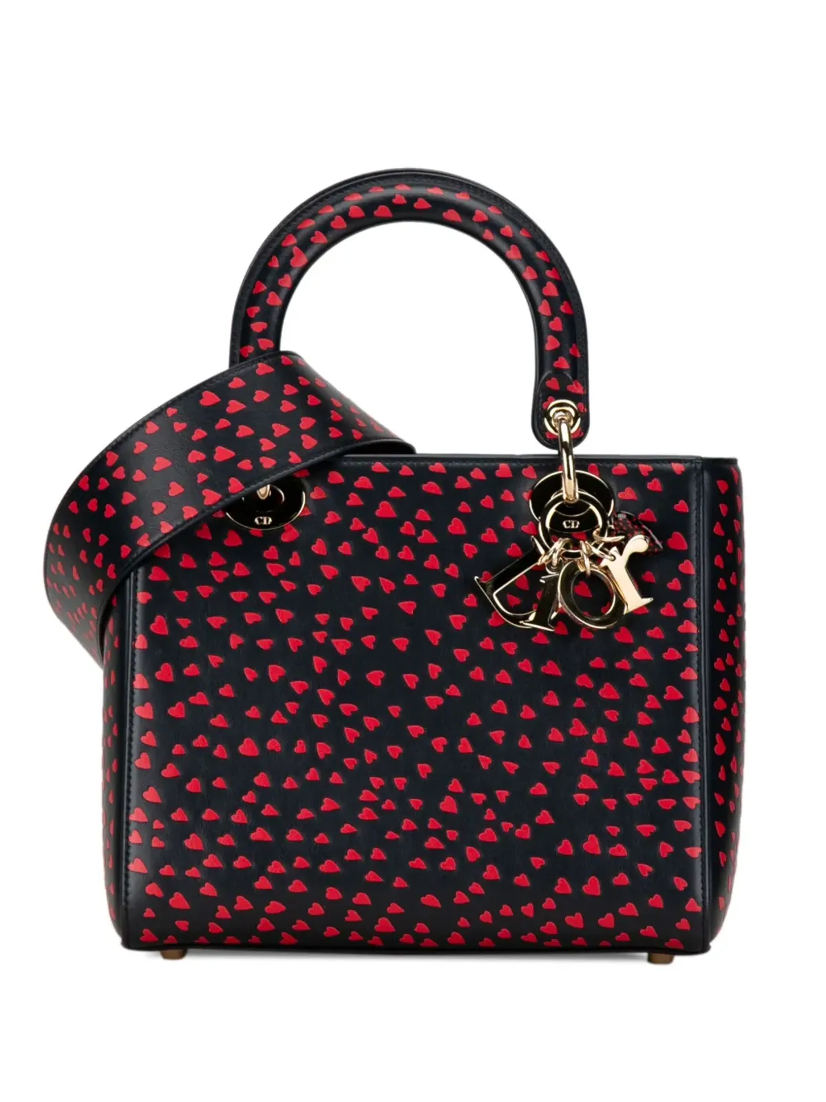 Christian Dior ビンテージ 2021年 ミディアム I Love Paris Lady Dior サッチェル - ブルー - 画像1