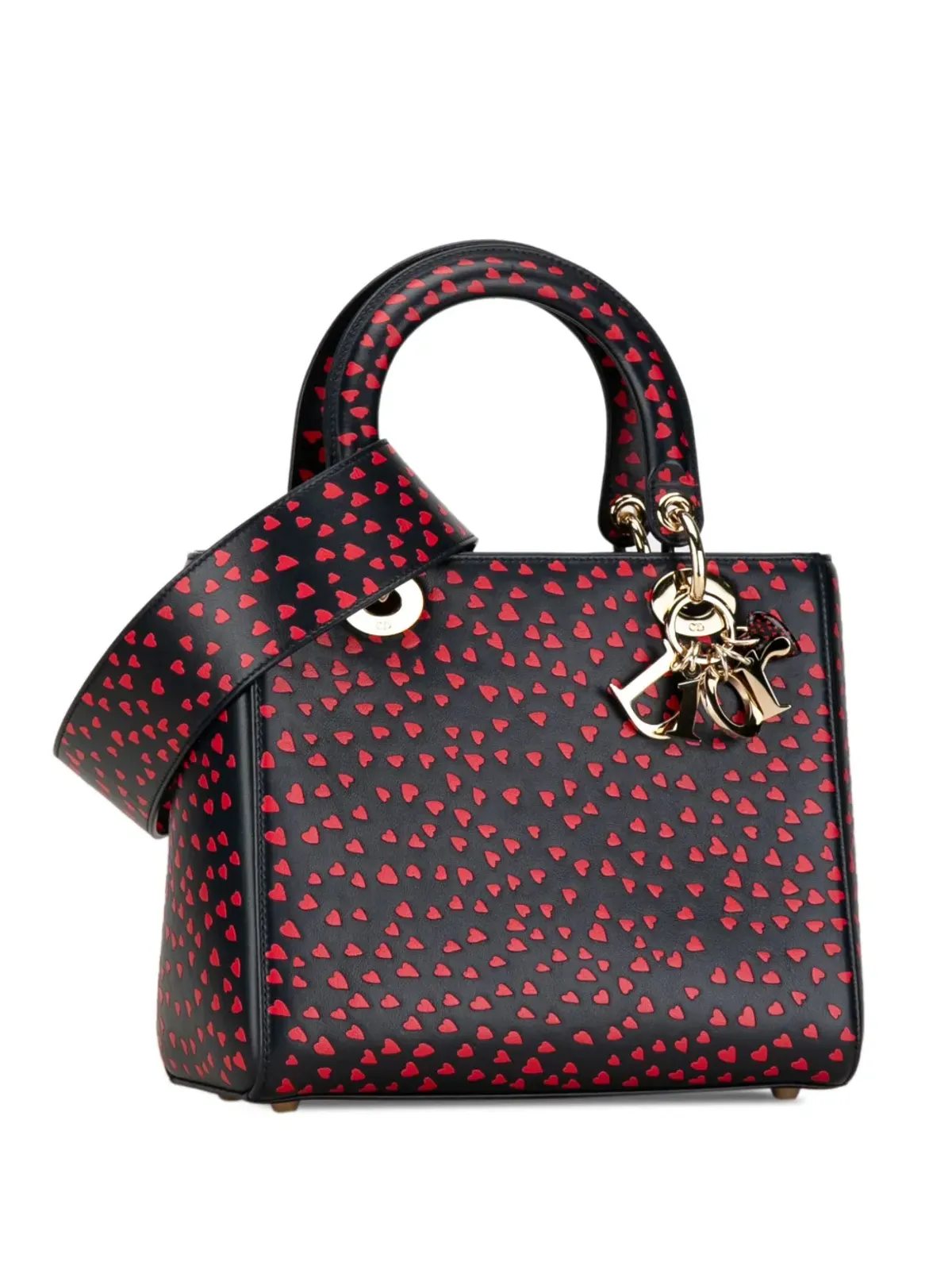 Christian Dior ビンテージ 2021年 ミディアム I Love Paris Lady Dior サッチェル - ブルー - 画像3