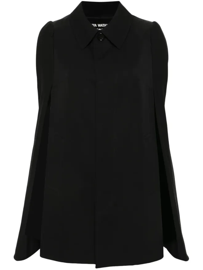 Junya Watanabe Comme des Garçons Pre-Owned Junya Watanabe Comme des Garçons Pre-Owned 1980s ウールのケープの商品画像