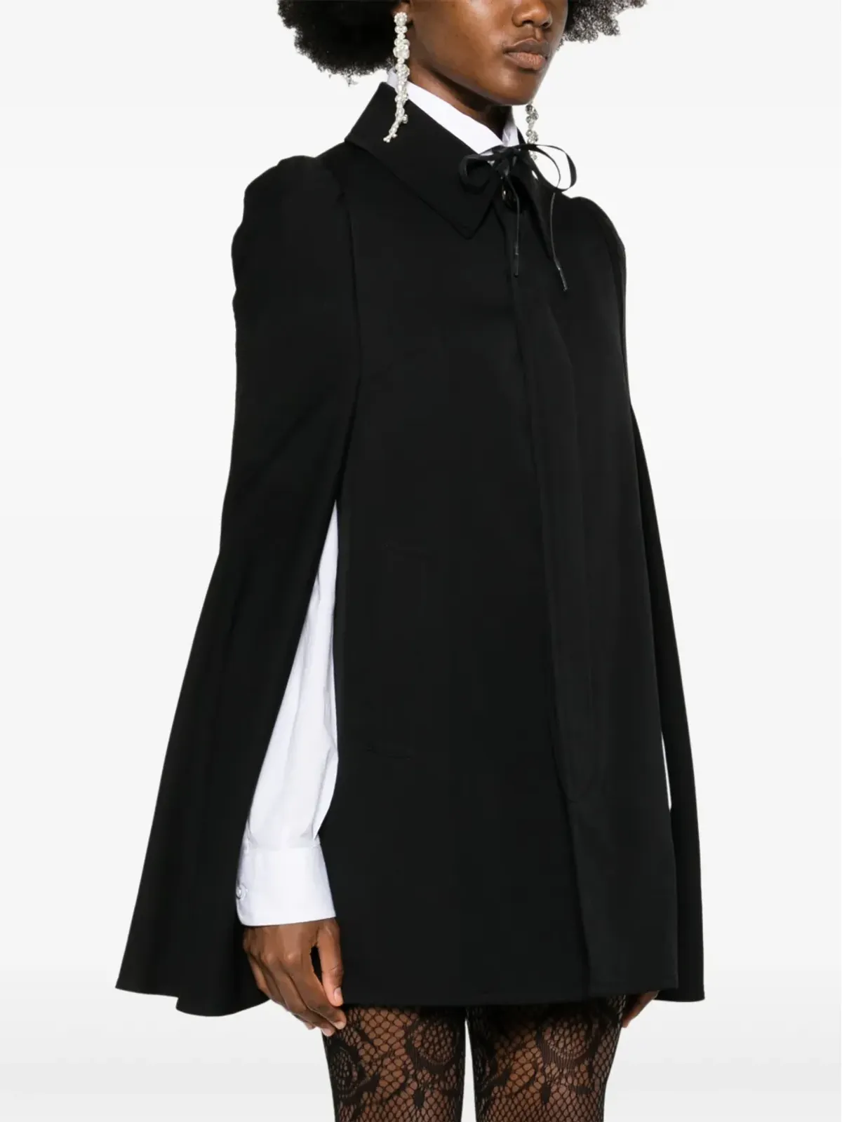 Junya Watanabe Comme des Garçons Pre-Owned 1980s ウールのケープ - 画像3