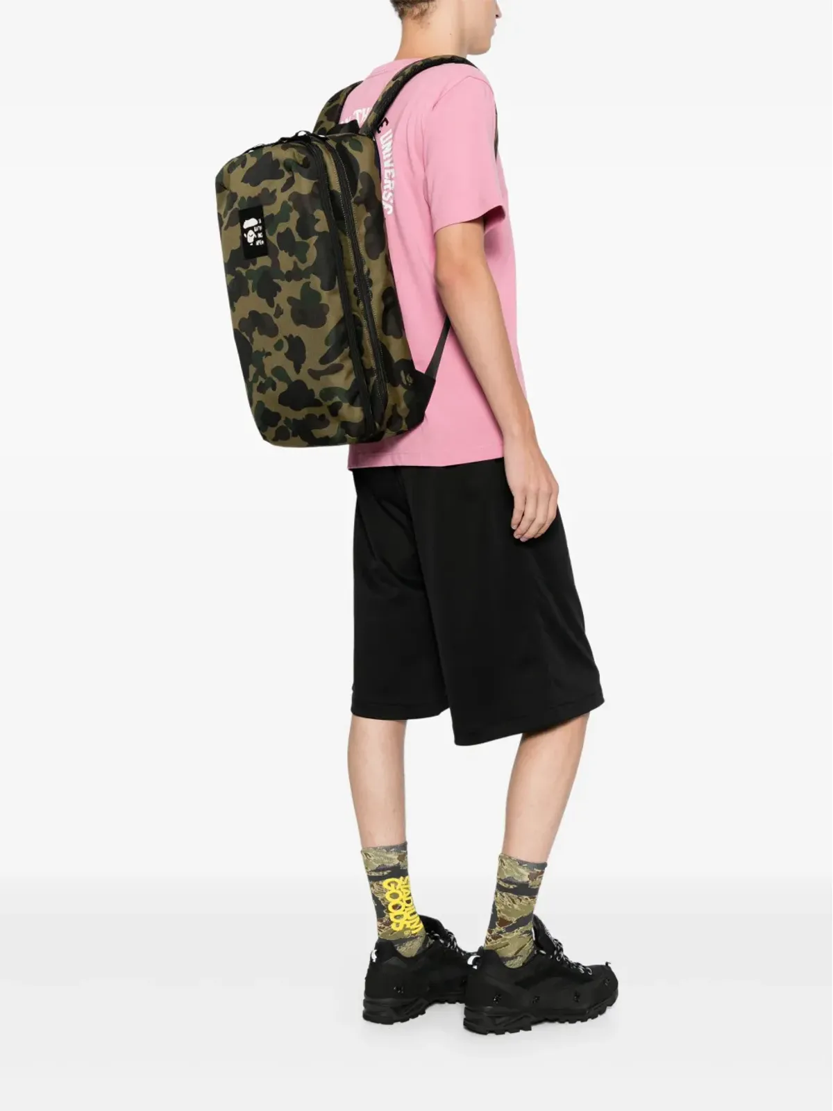 A BATHING APE® カモフラージュ バックパック - 画像2