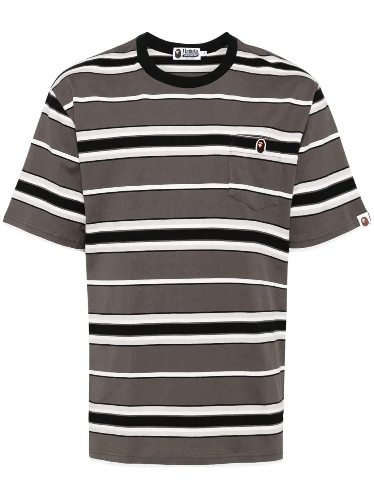 A BATHING APE stripe T-shirt - 画像1