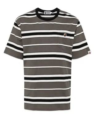 A BATHING APE stripe T-shirt - サムネイル1