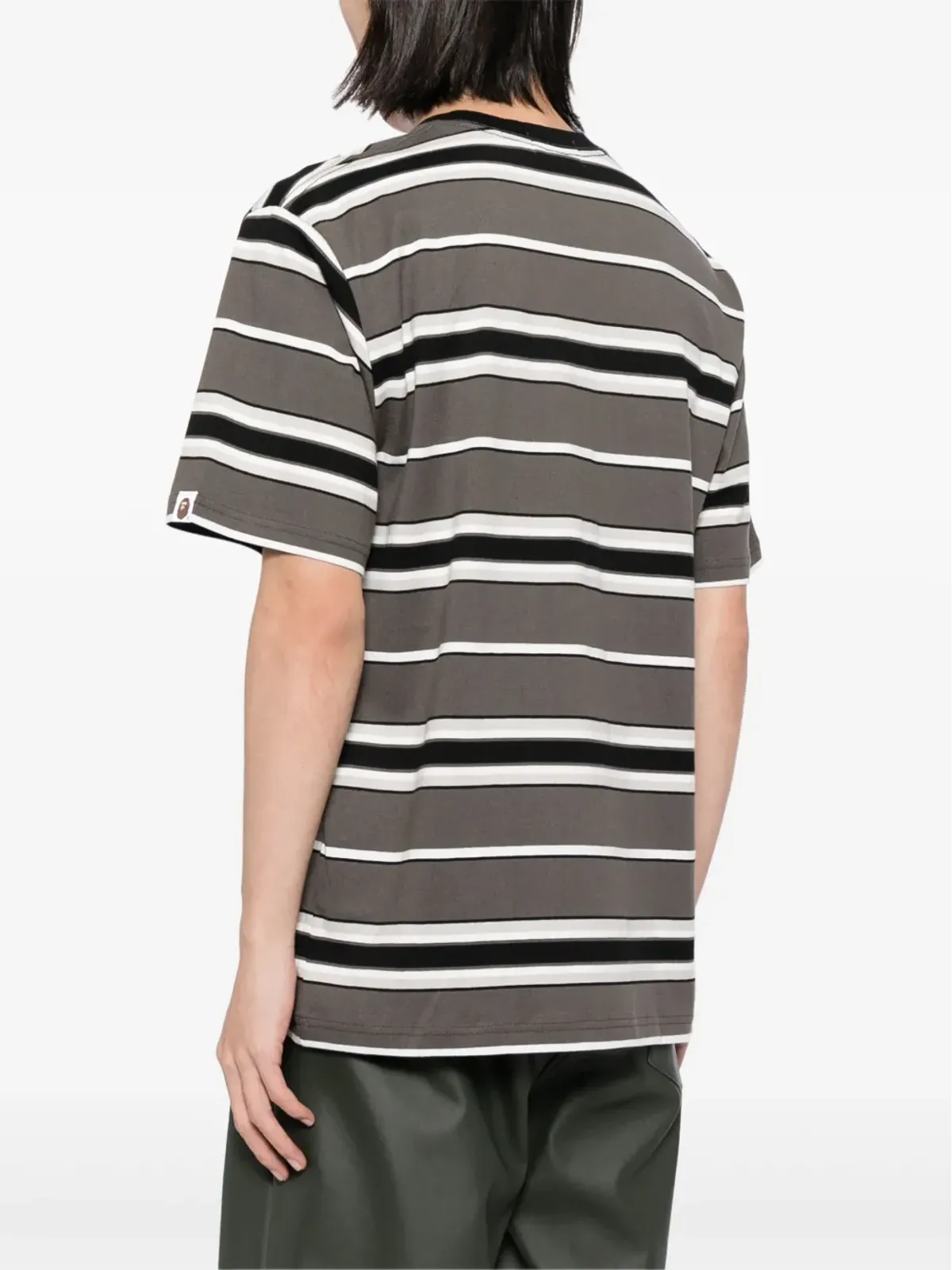 A BATHING APE stripe T-shirt - 画像4