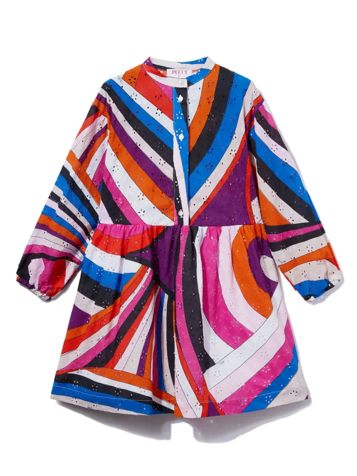 PUCCI Junior イリデプリントドレス - 画像1