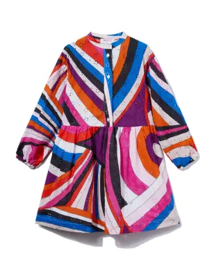 PUCCI Junior イリデプリントドレス - サムネイル1