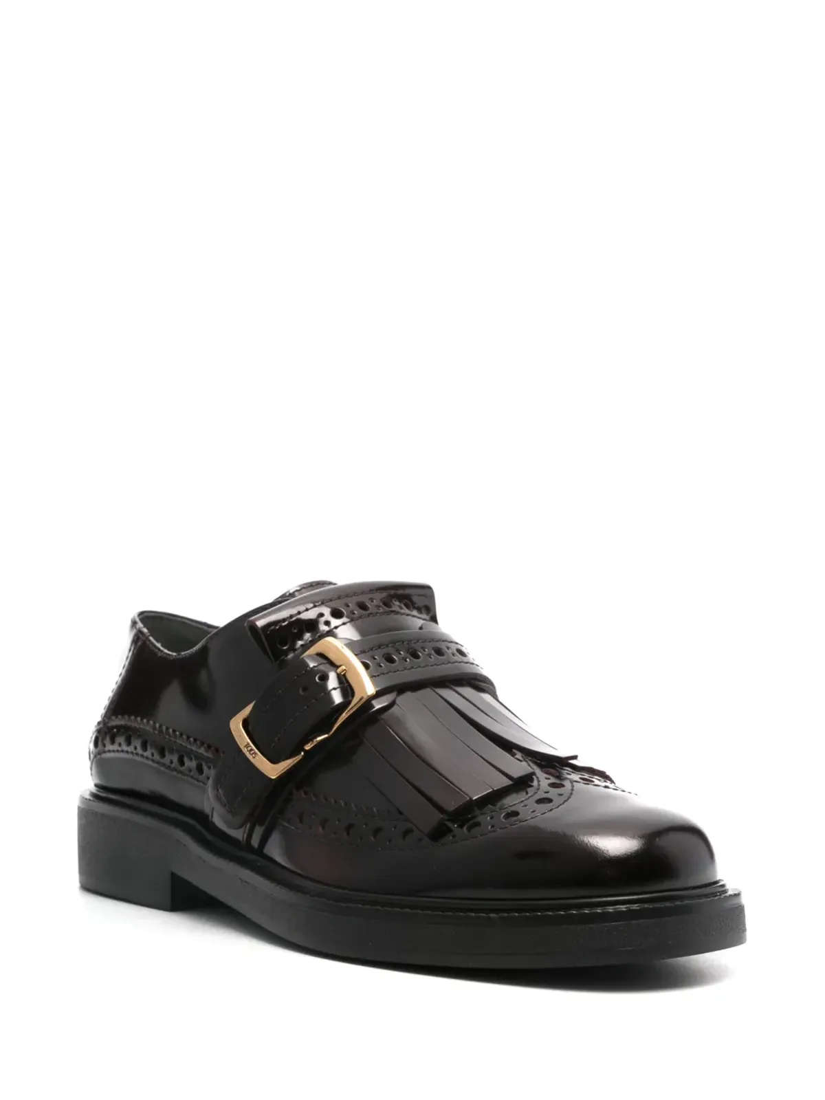 Tod's モンクストラップ ブローグス - レッド - 画像2
