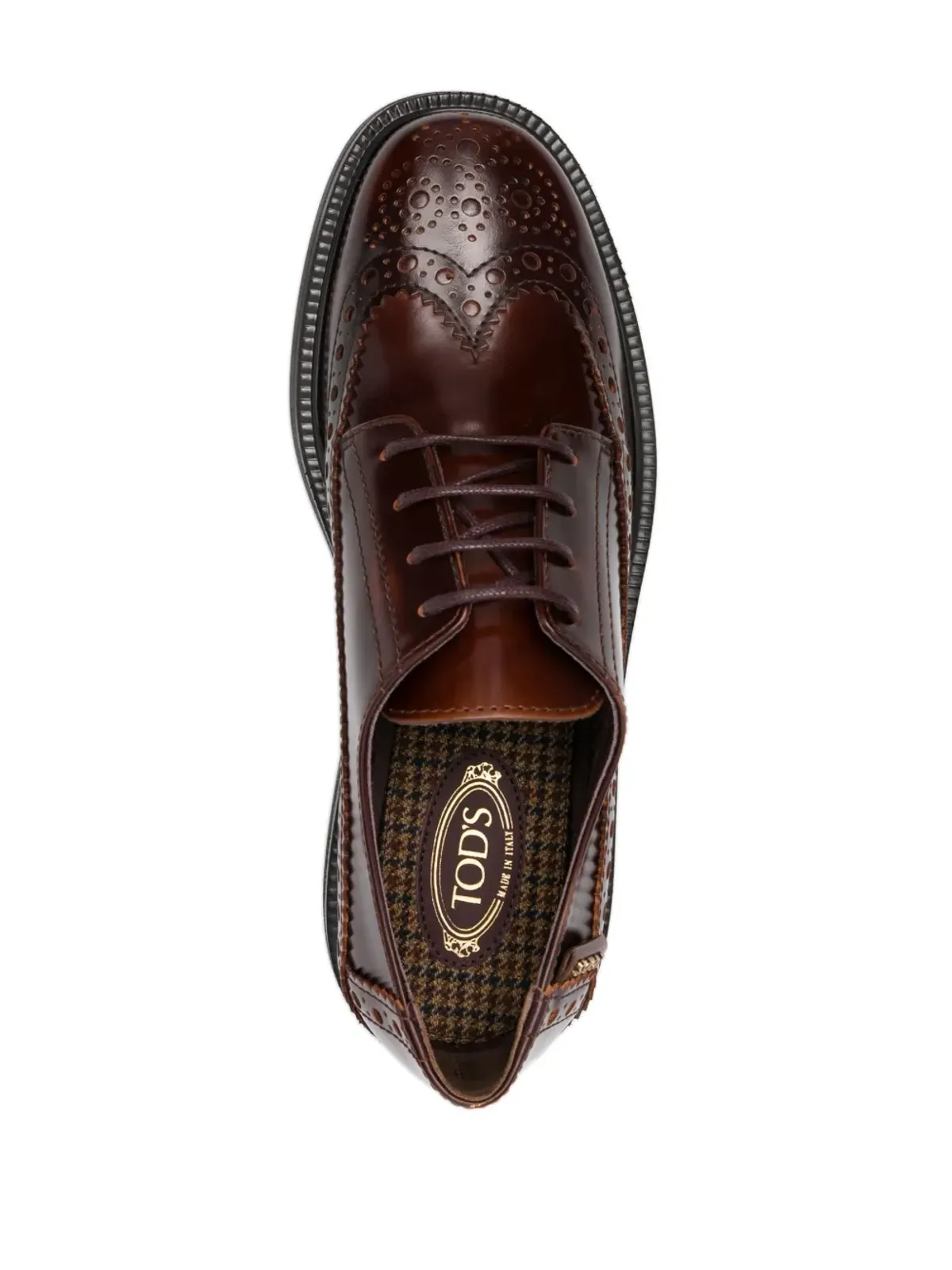Tod's レザー オックスフォードシューズ - ブラウン - 画像4