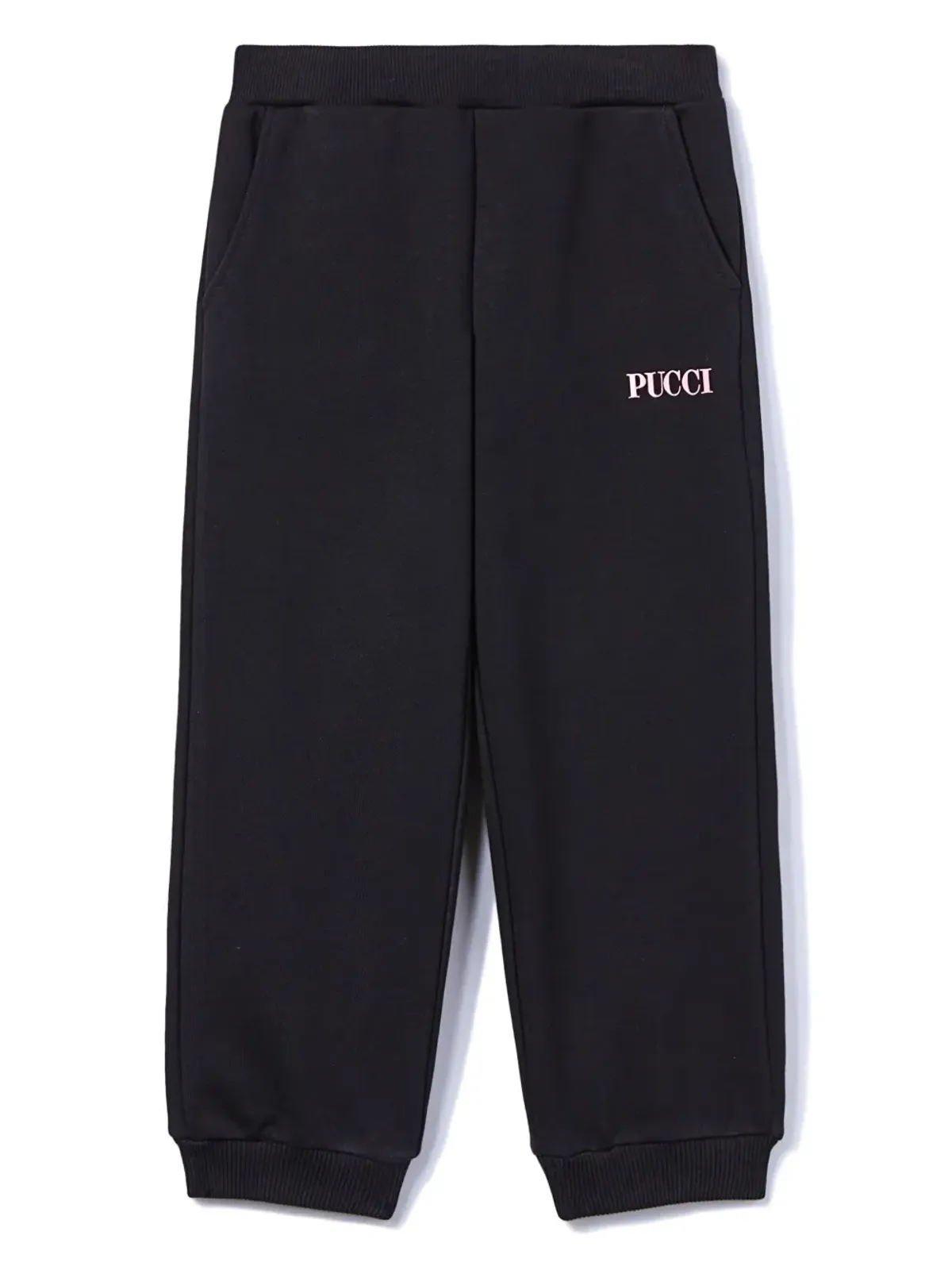 PUCCI Junior ロゴプリント コットン ジョガーパンツ - 画像1