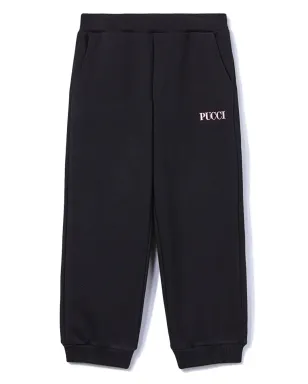 PUCCI Junior ロゴプリント コットン ジョガーパンツ - サムネイル1