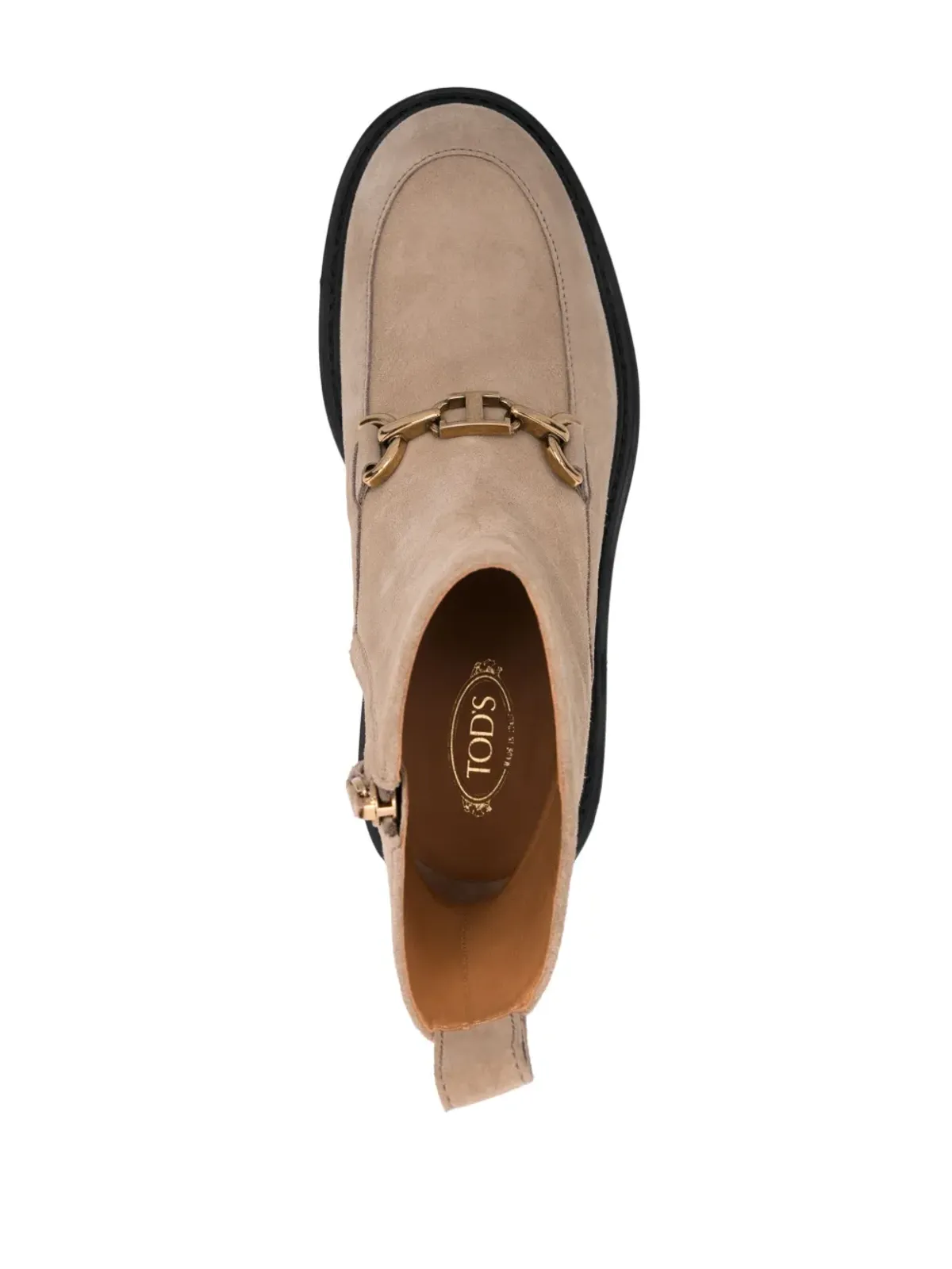Tod's スエード アンクルブーツ - Neutrals - 画像4