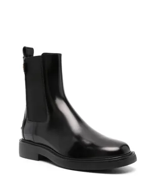 Tod's ロゴタグ ブーツ - ブラック - サムネイル2