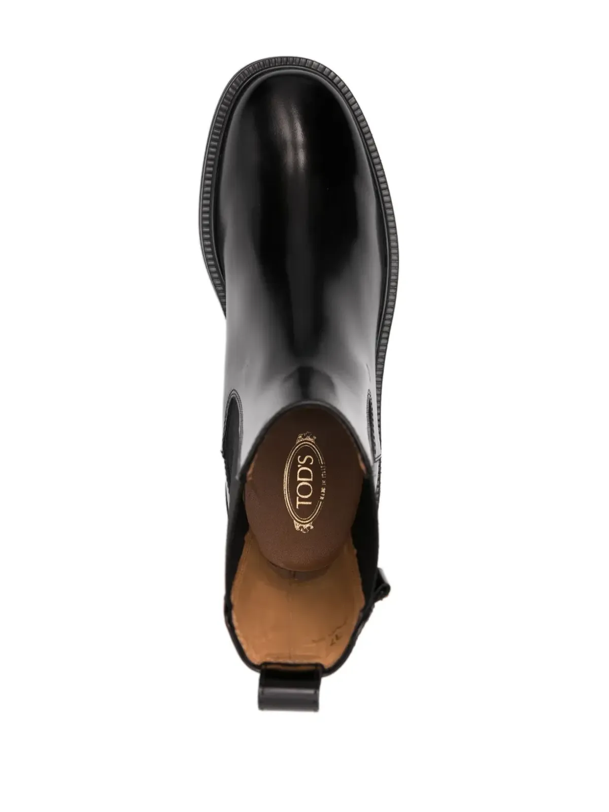 Tod's ロゴタグ ブーツ - ブラック - 画像4