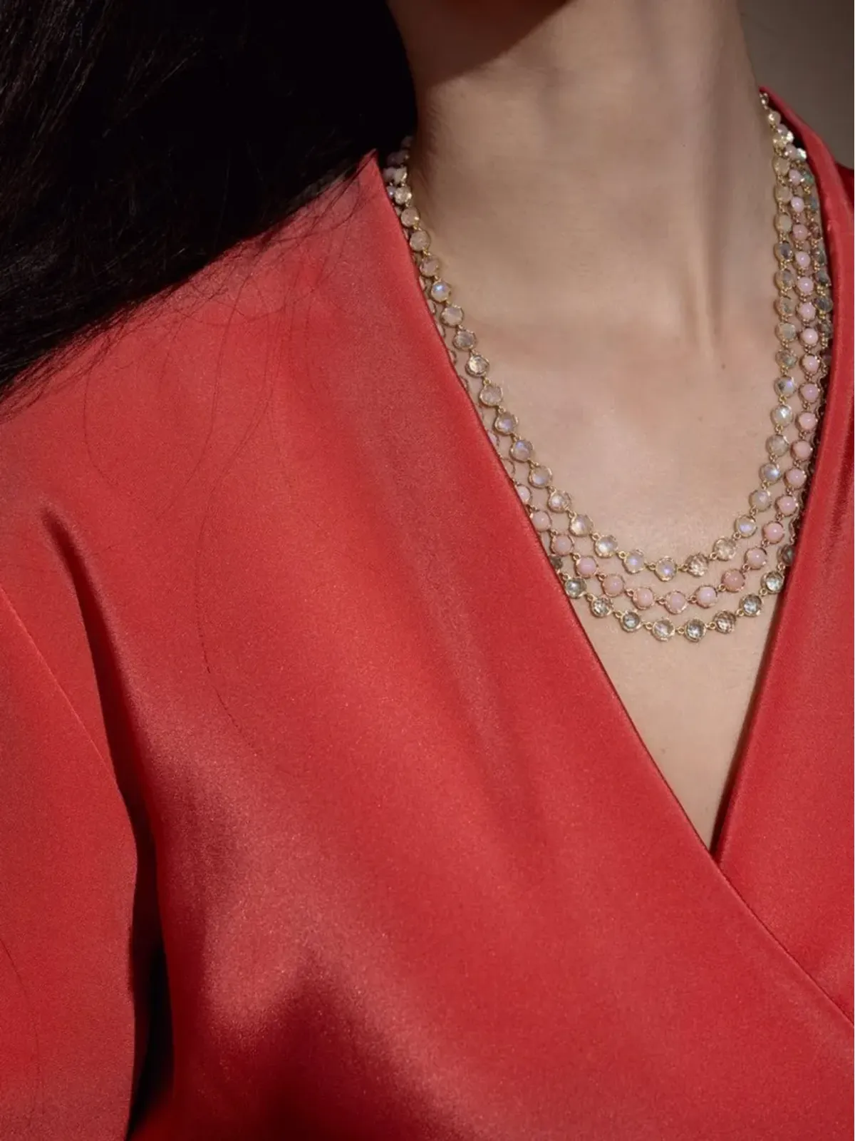 Irene Neuwirth ローズゴールド 18K クラシックオパール ネックレス - 画像3