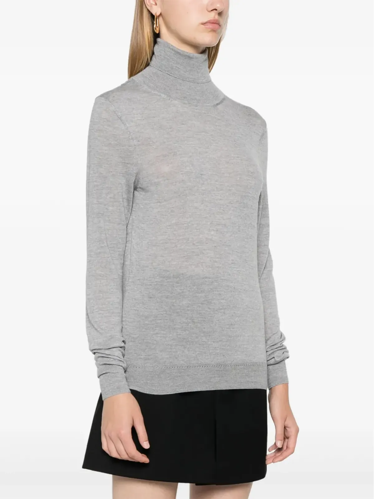 Saint Laurent ウールセーター グレー - 画像3