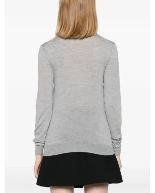 Saint Laurent ウールセーター グレー - サムネイル4