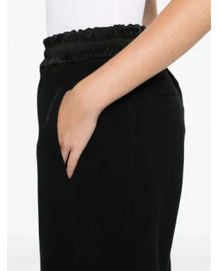 Saint Laurent ロゴ刺繍 トラックパンツ ブラック - サムネイル5