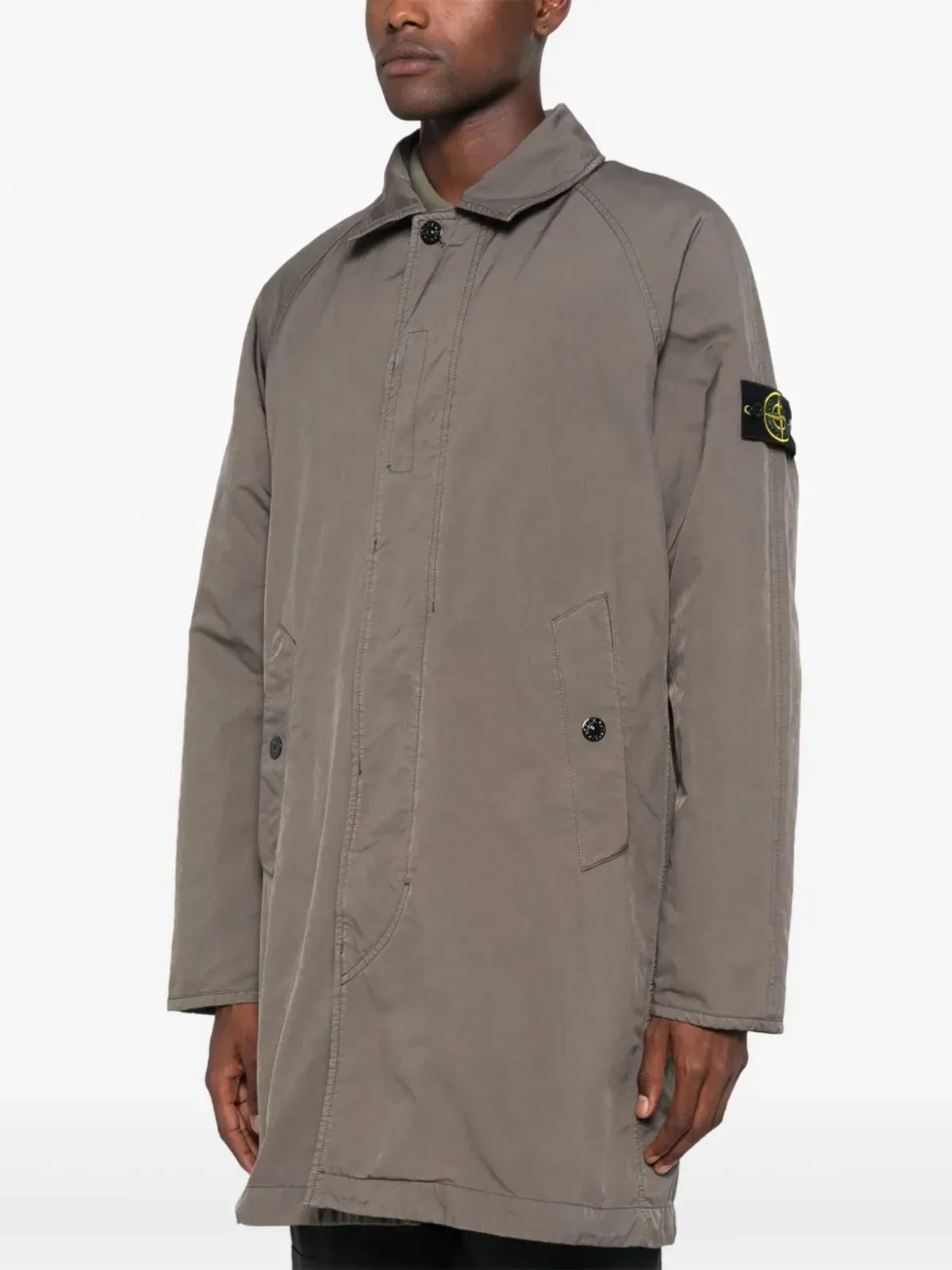 Stone Island David-TC コート グリーン - 画像3