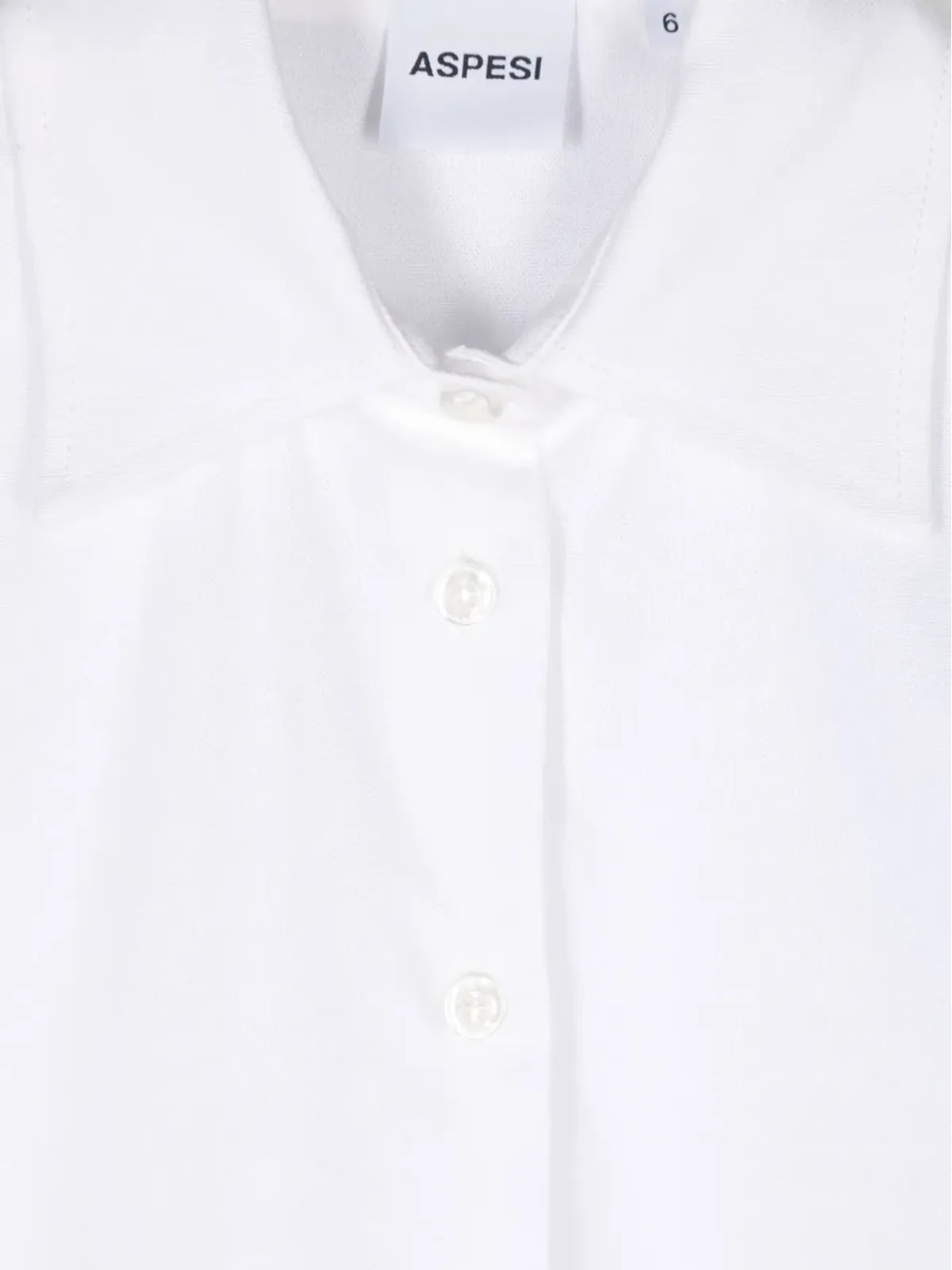 Aspesi Kids コットンシャツ - White - 画像3